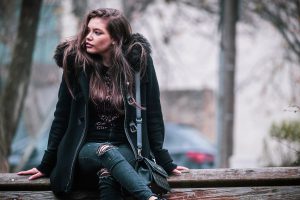 stylizacje z kurtką damską